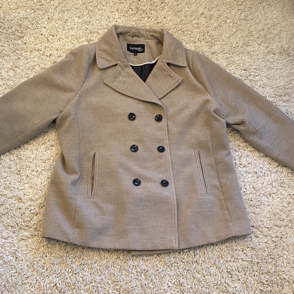 George women's  2x peacoat